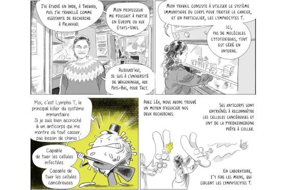 Une bande dessinée pour parler de la réalité du cancer, côté chercheurs et côté patients