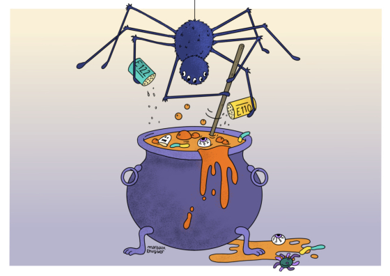 Halloween : les colorants alimentaires, c’est pas sorcier