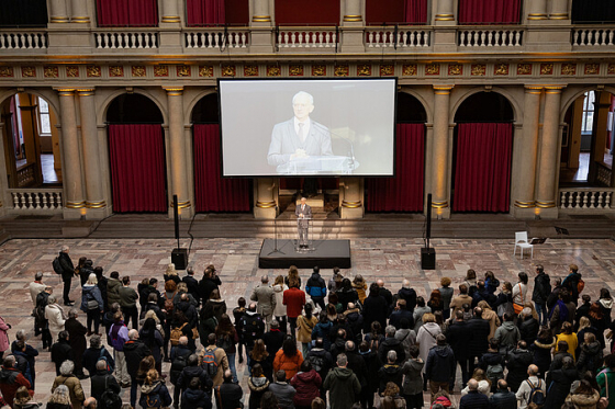 Des vœux du président sous le signe « d'une année lumineuse »