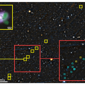 Un collier de perles sur un filament cosmique